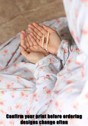 Printed Namaz Chadar with Full Sleeves