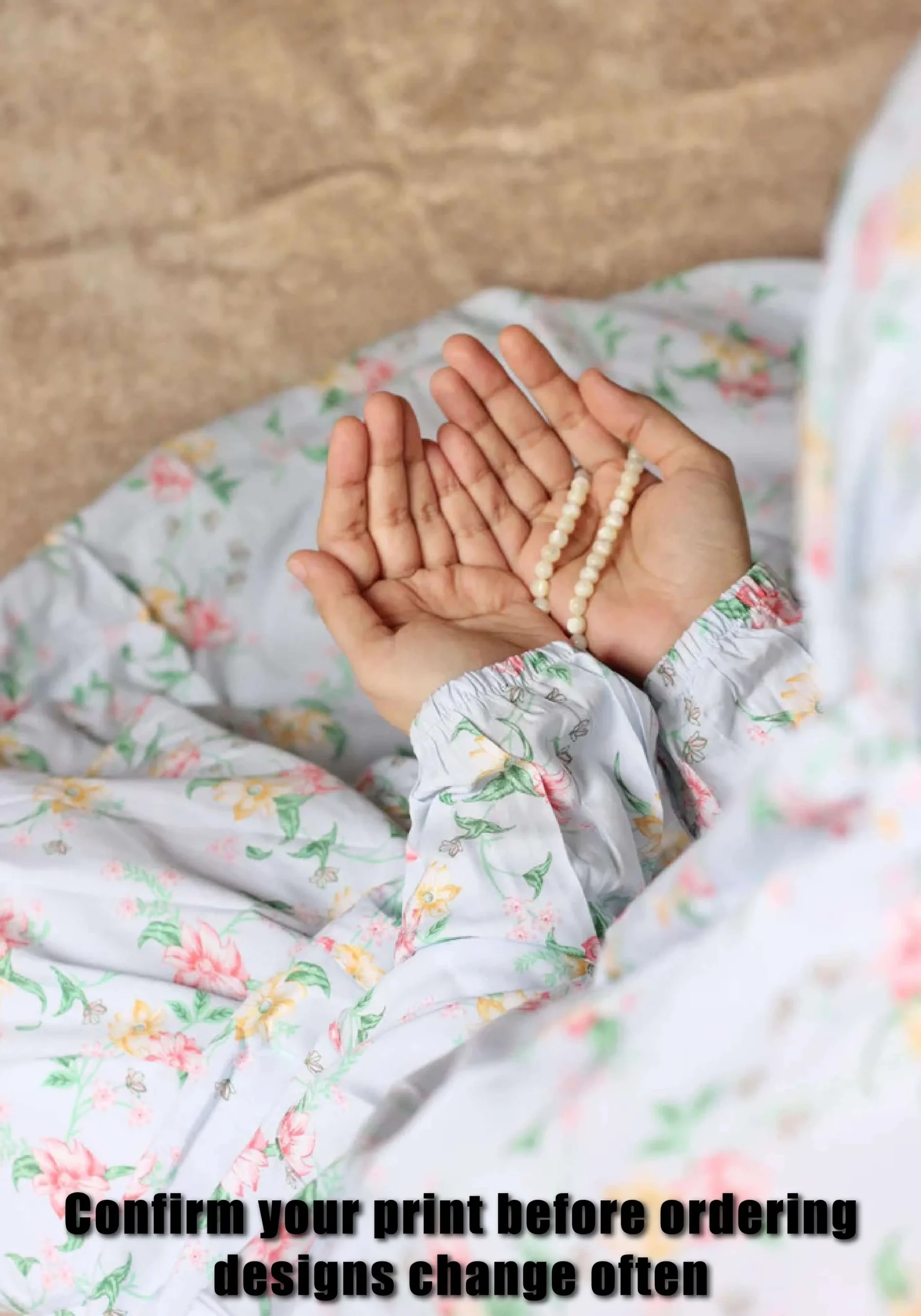 Printed Namaz Chadar Full Sleeves - Hira 1 Printed Namaz Chadar