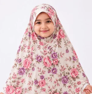 Kids Printed Makna Hijab Jumbo Size CHI Fabric